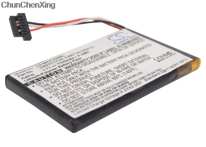 Аккумулятор Cameron Sino 1150mAh E4MT191323H12 для Mitac Mio C320, C320B, C323, C520, C520t, C620, C620T, C700, C720, C800, C810