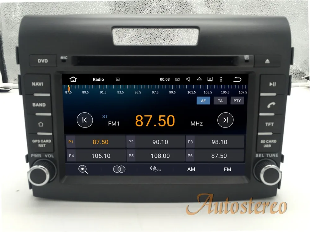

Newest Android8.0 Android7.1 Car DVD Player for Honda CRV 2012-2016 GPS navigation stereo Unit Radio headunit multimedia