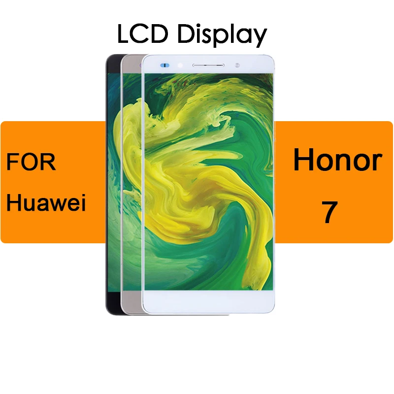 ЖК-дисплей сенсорный экран в сборе с рамкой для Huawei Honor 7 Замена 1920x1080 |