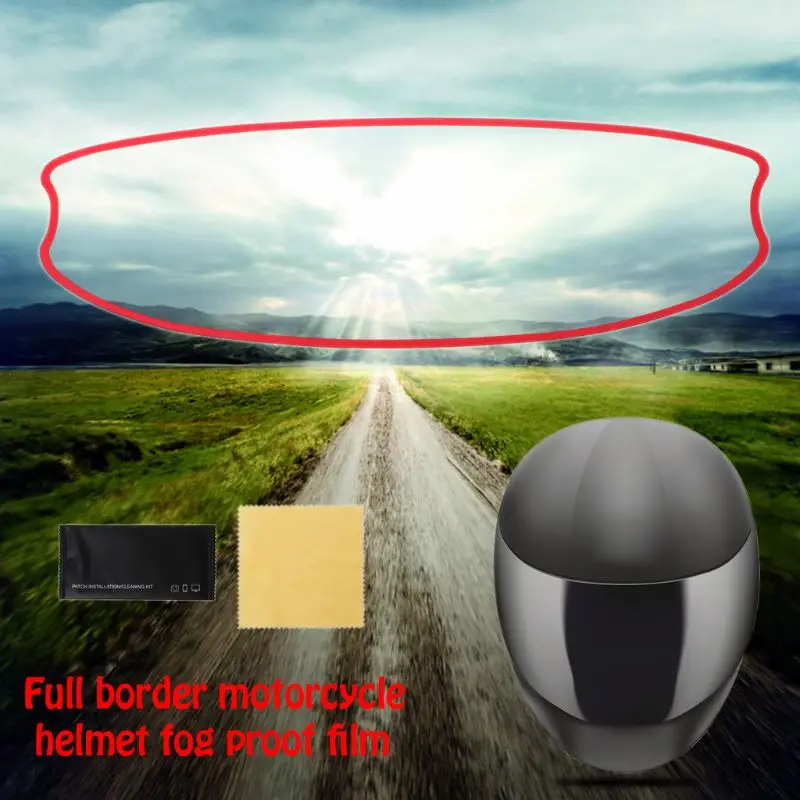 

Anti-Fog Helmet Universal Lens Film For Motorcycle Visor Shield Fog Resistant Moto Racing Accessories #719