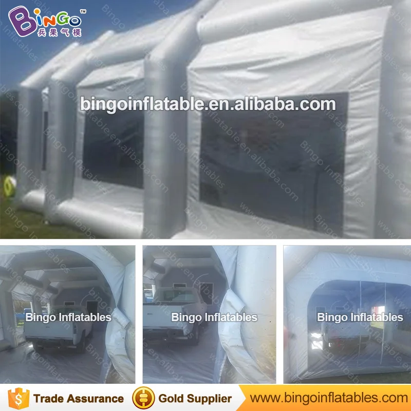  8X4.7X3 Meters inflatable paint spray booth / auto paint booth / paint booth china -toy tents
