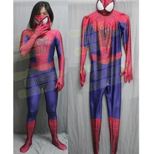Hero Catcher High Quality Amazing Spiderman Costume Adult Custom Made Spiderman Suit Marvel Spiderman Cosplay Costume