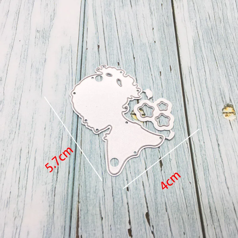 

Beauty Lady Metal Cutting Dies Stencils for DIY Scrapbooking Stamp/photo Album Decorative Embossing DIY Paper Cards Diecuts 2019