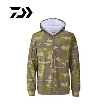 

Outdoor Summer Spring Ice daiwa Fishing Clothing Coat Men Fishing Jacket Quick-dry Fishing Clothes Hiking Camping Clothing