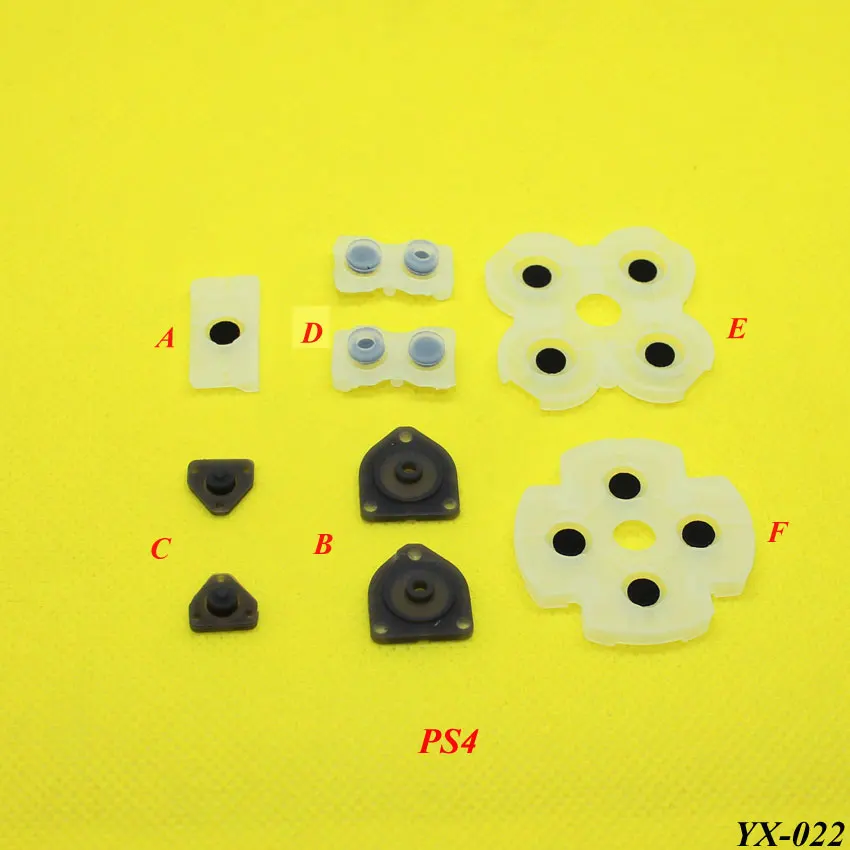 Резиновый проводящий Buttons D pad для Game Boy A B GBC GBP GBA SP XBOX360 ONE PS2 3 4 силиконовая