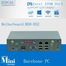 2016 New mini pc board mini server Micro Linux Server Support wireless keyboard, mouse D525 barebone