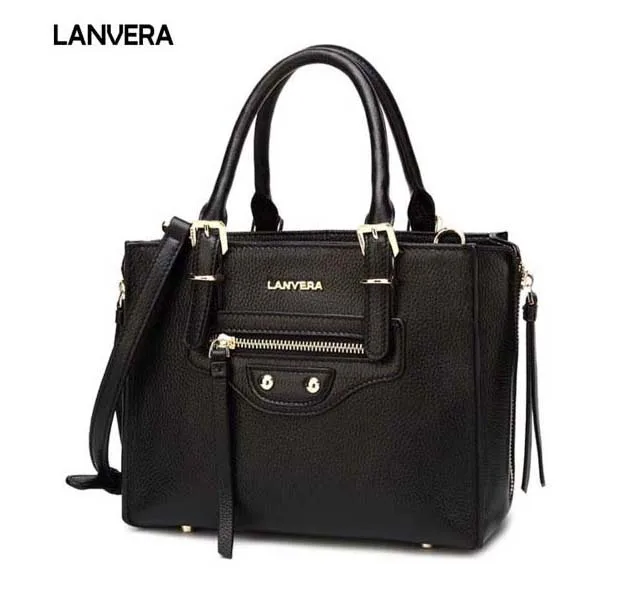 

first layer of leather women bag 2019 new simple fashion women handbags Casual Pure Color Women Shoulder bag Free Shipping