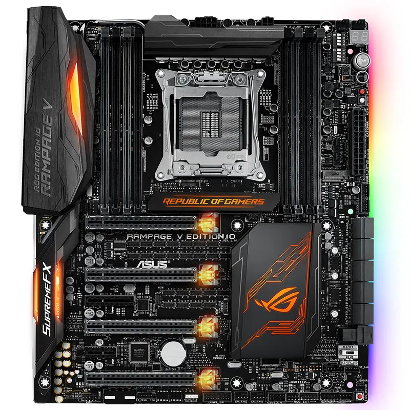 

Asus ROG Rampage V Edition 10 game board R5E support 6950X used 90%new