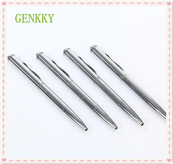 

1pcs/lot Mini pocket-size ballpoint pen metal ballpoint pen rotating small portable oil pen blue black mini pen free shipping