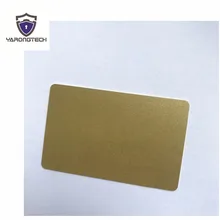 Для печати ПВХ Пластик Золотая карта фото id белый кредитной карты Размеры 30Mil CR80(упаковка 10 шт