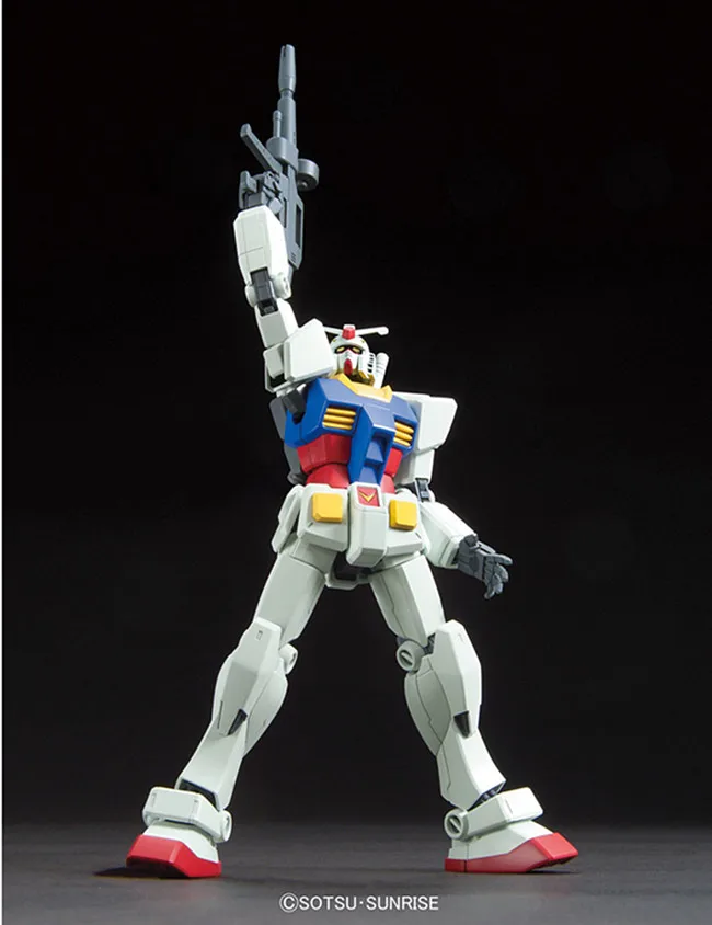 Bandai оригинальная модель Gundam HGUC 1/144 правосудие свободу RX-78 Единорог Destiny Броня освобожденные мобильный костюм дети игрушки с держателем