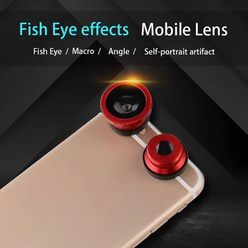 3 в 1 клип на мобильный телефон объектив камеры комплект 180 градусов Рыбий глаз объектив+ широкоугольный 0.67X Макро Универсальный Внешний объектив для мобильного телефона
