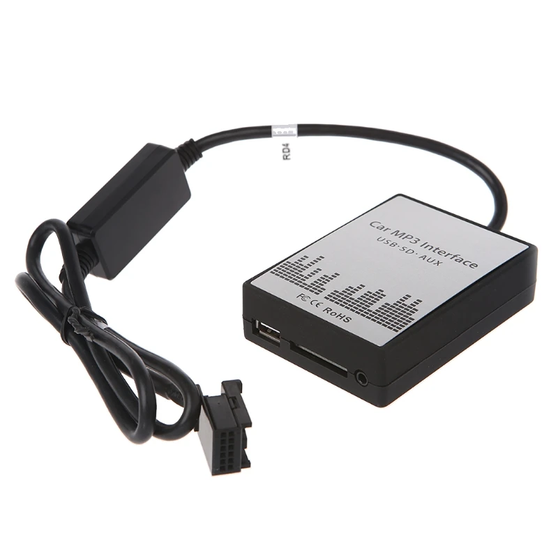 OOTDTY USB SD AUX Автомобильный MP3 музыкальный CD чейнджер аудио адаптер для Peugeot 307 407 Citroen