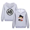 Lolocee kids Goku cartoon hoodie Boy girl anime funny sweatshirt New autumn tops hoodies child Dragon Ball casual clothes coats 1