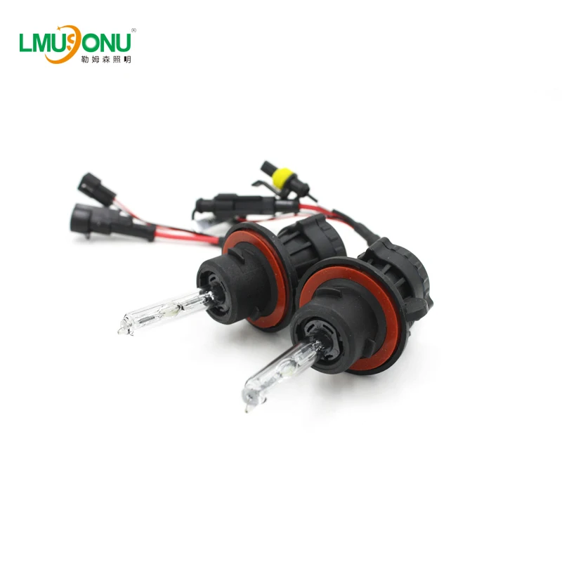 LMUSONU All Cars Universal H13 Car Single XENON Headligh HID Bulbs Color Temperature 4300K 6000K 8000K