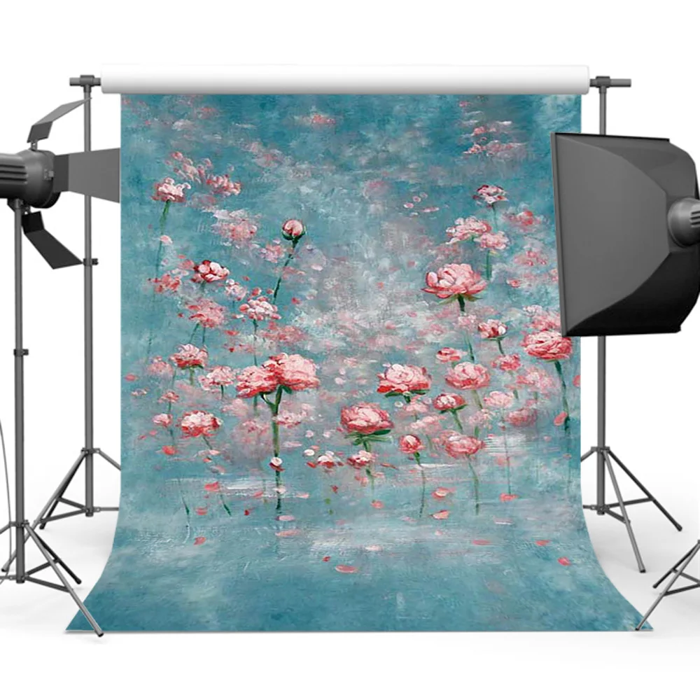 

Mehofoto Newborn Flower Backdrop Photography Old Master Background for Photo Studio Customize ZH-265