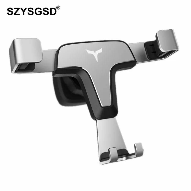 

SZYSGSD Gravity Reaction 360 Rotate Car Holder Clip Type Air Vent Mount GPS Car Phone Holder For iPhone X 7 8 Plus Samsung S8 S9