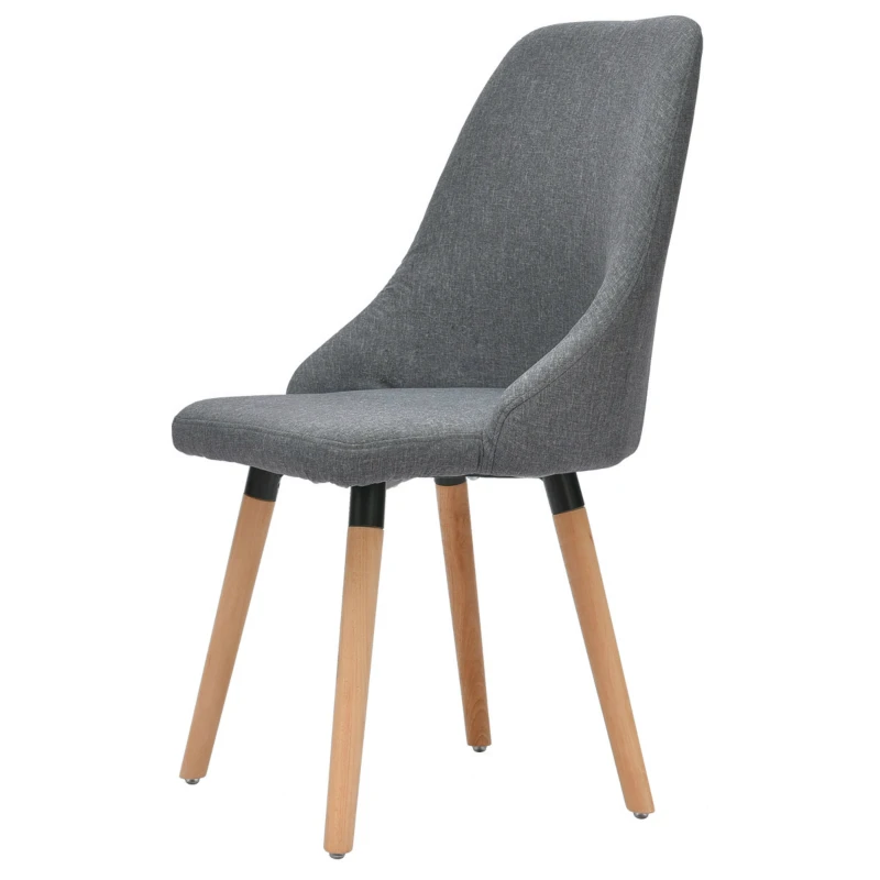 

Creative Simple Wooden Dining Chair Household Multifunction Living Room Chair with Backrest Solid Wood Cloth Seat Study Stool