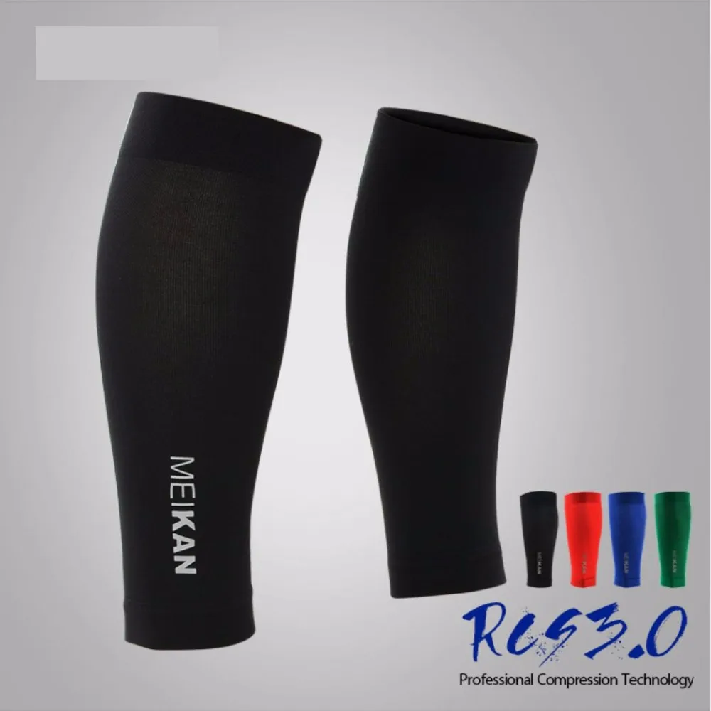 Race Energy Compression Calf Sleeve Reduce Muscle oscillations Shins Guards Leg Warmers for Running Jogging Basketball