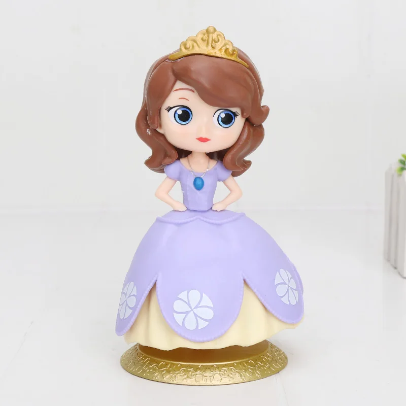 11 см Q Posket принцесса фигурка игрушки принцесса Мулан фигурка Модель Коллекция ПВХ игрушки - Цвет: gold base bag