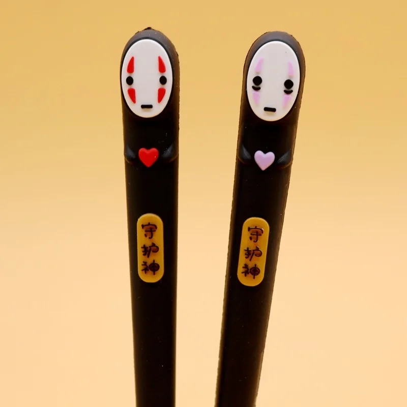 Criativo dos Desenhos Unidades Pacote Animados Japoneses Delgado Homem Defensor Careta Gel Caneta Material Escolar Escritório Unissex Sinal Rolo 36 - 4 japoneses delgado homem defensor careta gel caneta