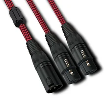 XLR Male to 2 XLR Женский нейлоновый щит аудио кабель двойной XLR микрофон усилитель микшер Y Splitter Line 1 м 2 м 3 м 5 м 8 м