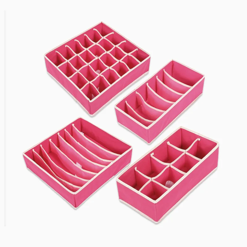 3 Colors Underwear Bra Organizer Storage Boxes Drawer Divider Organizers Foldable Ties Socks Convenient home accessory | Дом и сад