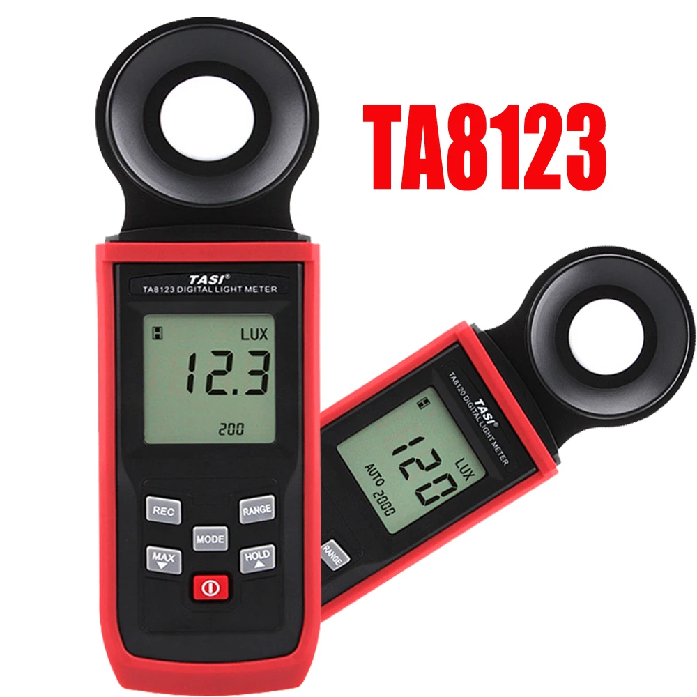 

TA8123 Light Meter ,Digital photometer intensity measurement test instrument 200/2000/20000/200000LUX Luminance Meter