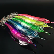 2pcs Squid hooks hooks can be exchanged for electronic shrimp 18.8g Double straight hook bait fishing gear wholesale