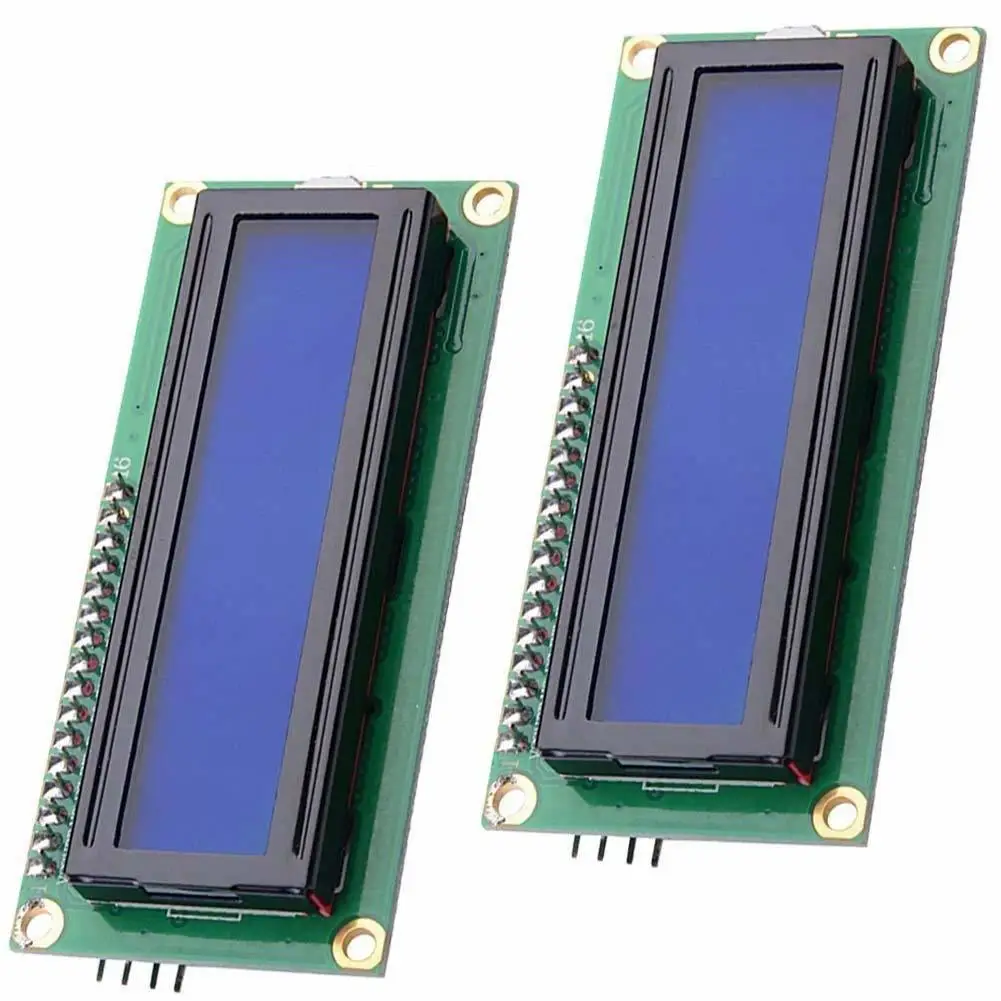 Модуль последовательного интерфейса Iic/i2c/twi Lcd 2. 0 16x2 с синей подсветкой для Arduino Uno