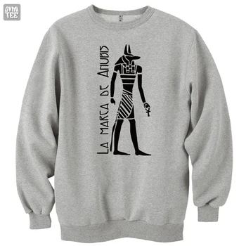 

funny Horus Ancient Egypt legend Anubis Pharaoh Pyramids sweatshirts thicken pullovers warm clothes top men hoodie