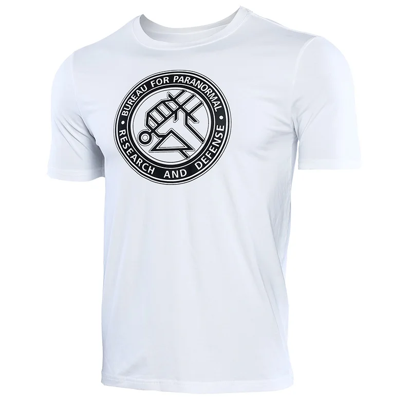 

Hellboy3 T shirts Men Anime Shirt 2019 New Summer New Fashion Short Sleeve Tops Cotton Lycra Gym Clothing For Male