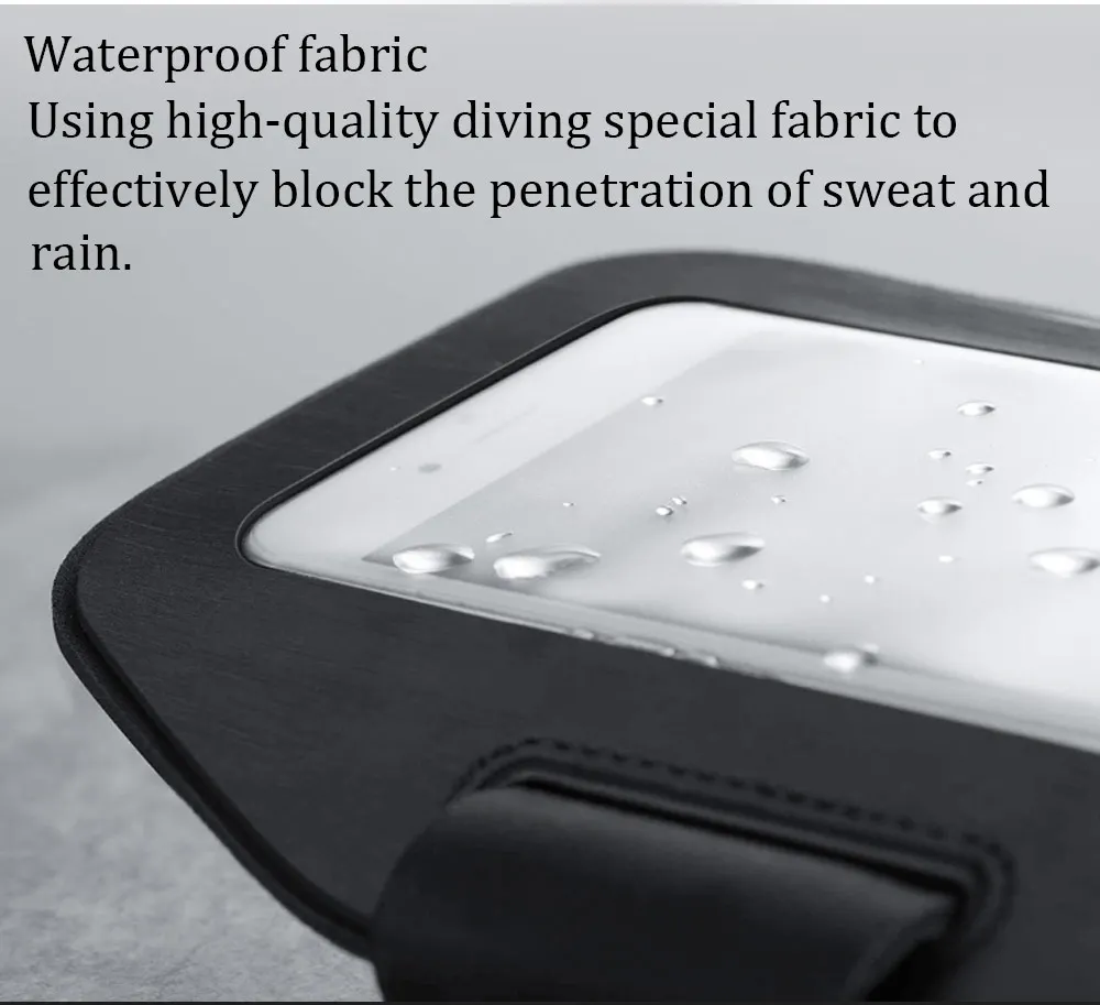 Xiaomi YUNMAI 6 Inch Waterproof Arm Bag Phone Holder Outdoor Sports Running Reflective Pouch For iPhone X (3)