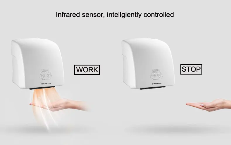 Бытовой прибор отель инфракрасный датчик Электрический автоматический датчик бытовой сушки ручной работы устройство для ванной комнаты