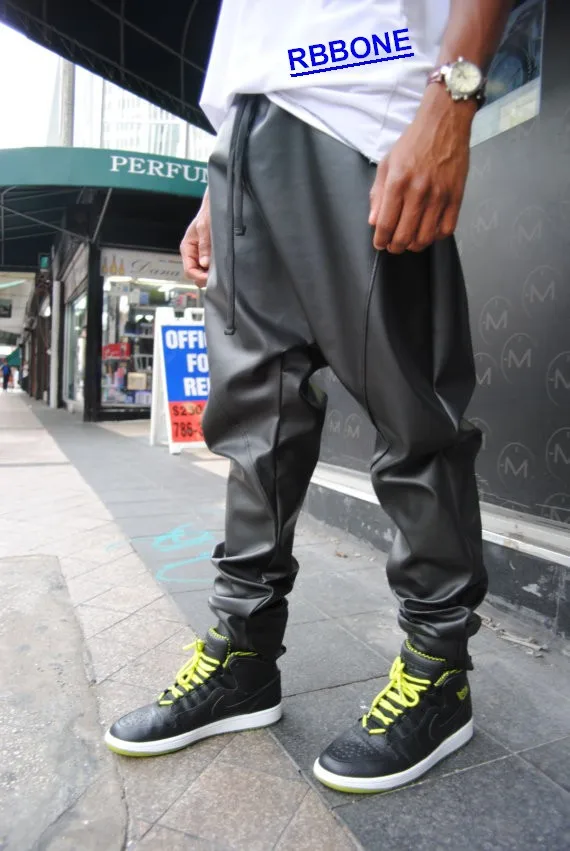 Biker Drop Crotch Shadow Joggers 