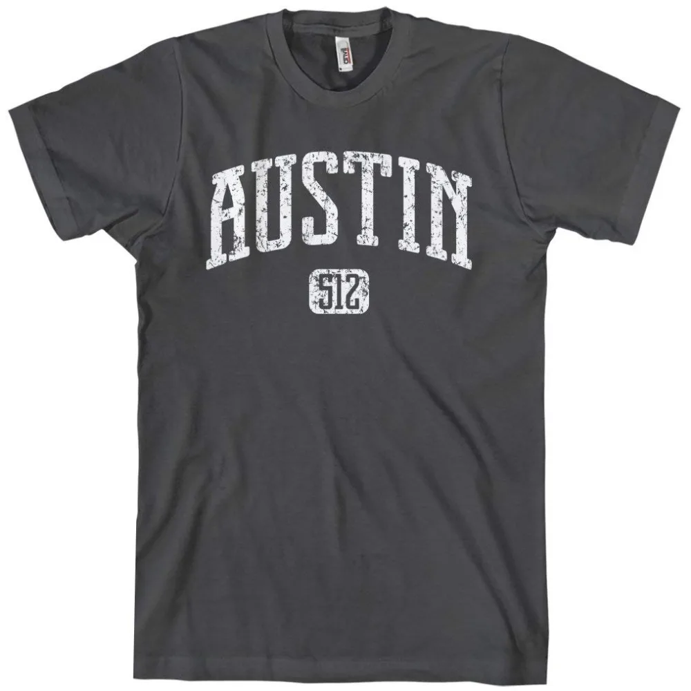 Men'S Austin Texas 512 T Shirt Tee Shirt Mens 2019 New Tee Shirts