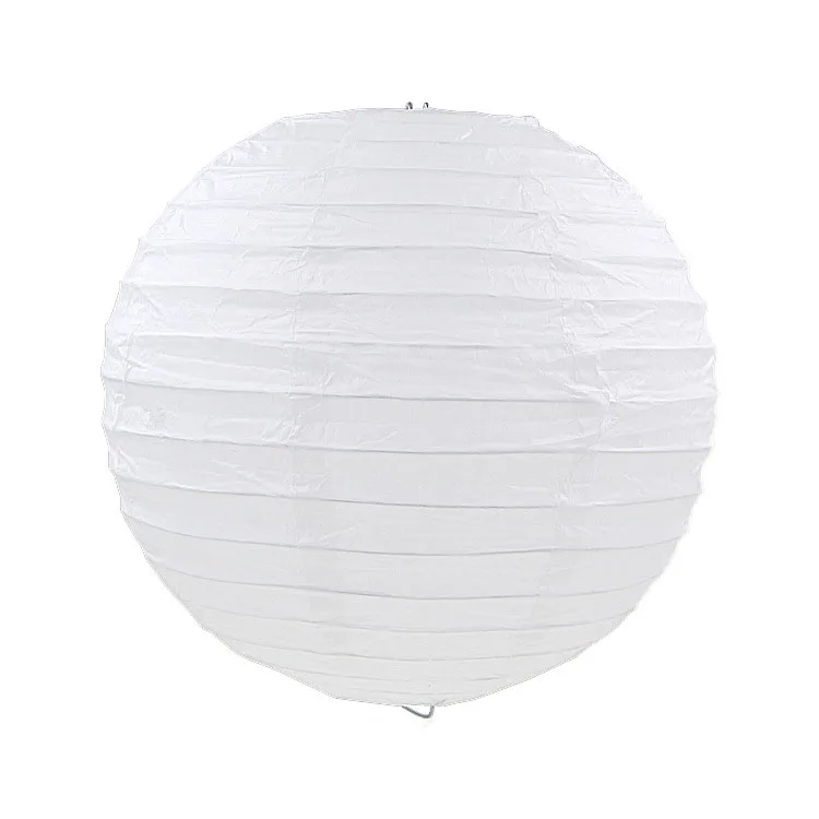 10-15-20-25-30-35-40 см китайский бумажный фонарик Новогоднее украшение свадебные Помолвочные вечерние декоративные бумажные шары лампы для спальни - Цвет: White
