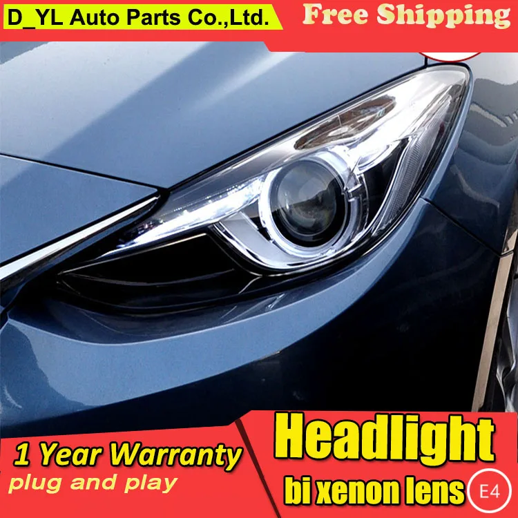 D_YL Car Styling for Mazda3 Axela Headlights 2014 2016 Axela LED