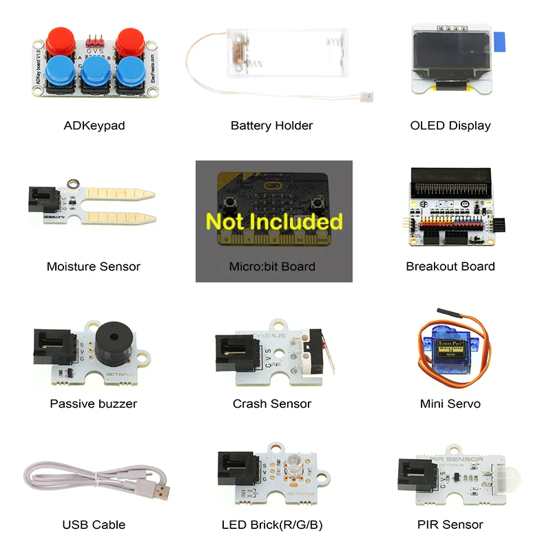 for Micro:bit Speaker Expansion Module microbit Music Player,for Arduino 3.3V 5V Pack of 2sets