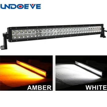 

32" 180W Strobe/flash Remote Wireless Controller Amber White LED Spot Flood Combo Work Lights Bar Fog Driving Off road Truck Atv