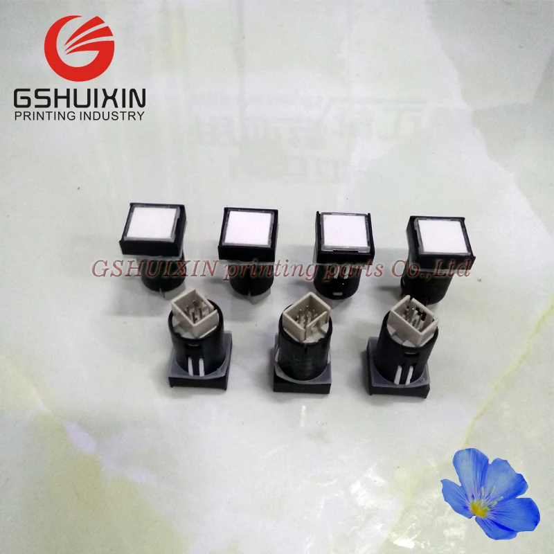 

15pcs/bag Free shipping 81.186.3855 Heidelberg cpc button square for heidelberg button 81.186.3855 heidelberg parts