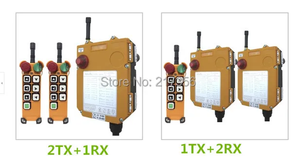F24-6S(включает 1 передатчик и 1 приемник) подъемный кран дистанционного управления/6 кнопок 1 скорость