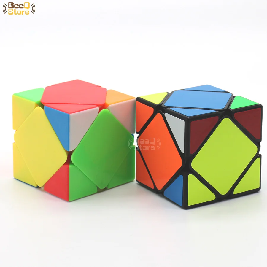 MoyuSkewb перекоса Magic Cube Скорость 3x3x3 куб головоломка Cubo Magico 3x3 черный цветной образовательный мозговой Тизер Игрушка