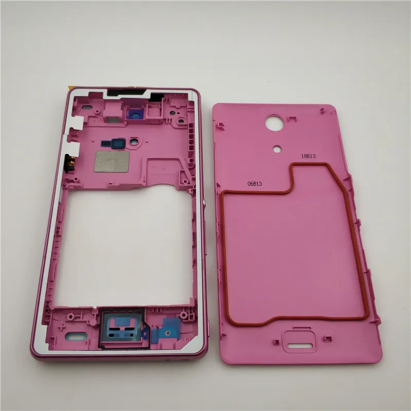 Корпус для Sony Xperia ZR M36H C5502 C5503 черный белый розовый|Корпусы и рамки мобильных