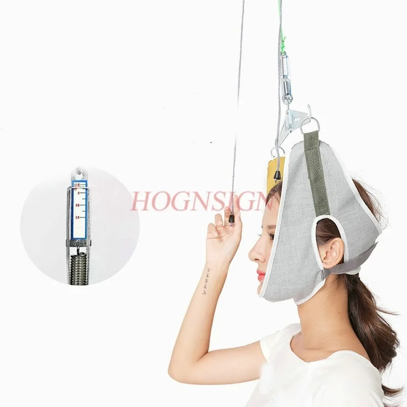 Cervical traction device home stretching medical hanging cervical spondylosis neck treatment device neck orthosis traction frame