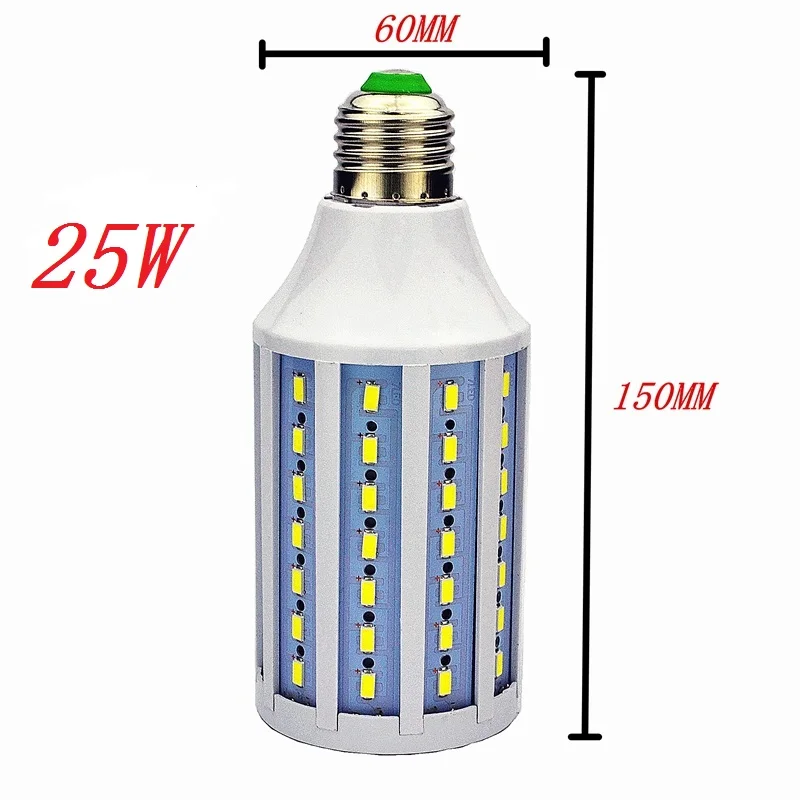 Светодиодный светильник E27, E26, E39, E40, 5730, кукурузный Точечный светильник, 12 Вт, 15 Вт, 25 Вт, 30 Вт, 40 Вт, 50 Вт, 60 Вт, 80 Вт, 100 Вт, лампада, 110 В, 220 В, холодный теплый белый светильник s
