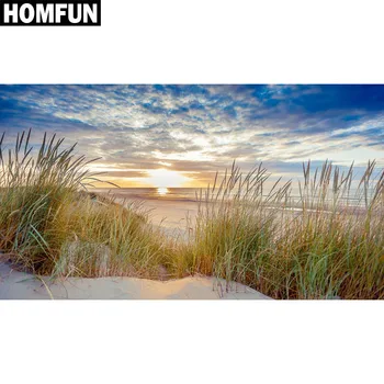 

HOMFUN Full Square/Round Drill 5D DIY Diamond Painting "landscape" 3D Embroidery Cross Stitch 5D Home Decor XY