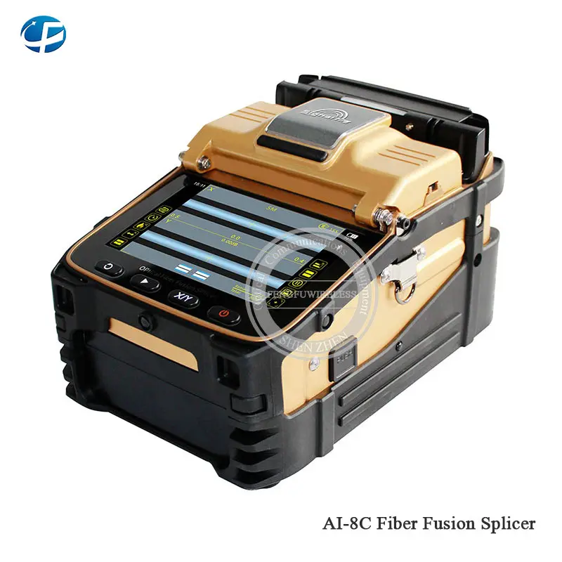 

2019 hot AI-8C Optical Fiber Fusion Splicer FTTH Automatic SM MM Signal Fire ai8 Fiber Optic Cable Welding Splicing machine