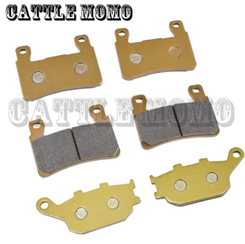 

6 piece Motorcycle Brake Pads Front & Rear Brake Pads For CBR600RR F5 2003 2004 CB1100 2013 2014 Motorbike Rear Front Brake Pads