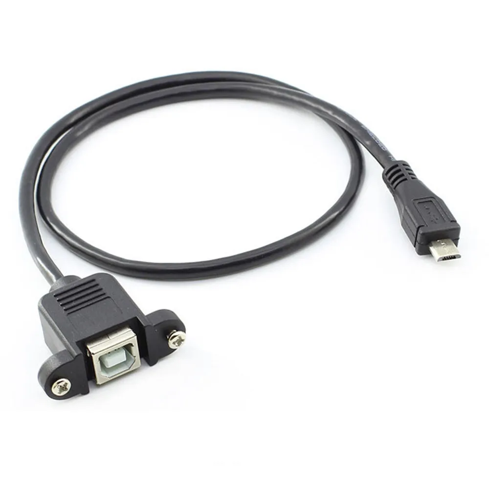 5-контактный кабель Micro USB 2 0 папа-USB B типа мама 30 см 50 с кабелями для крепления на
